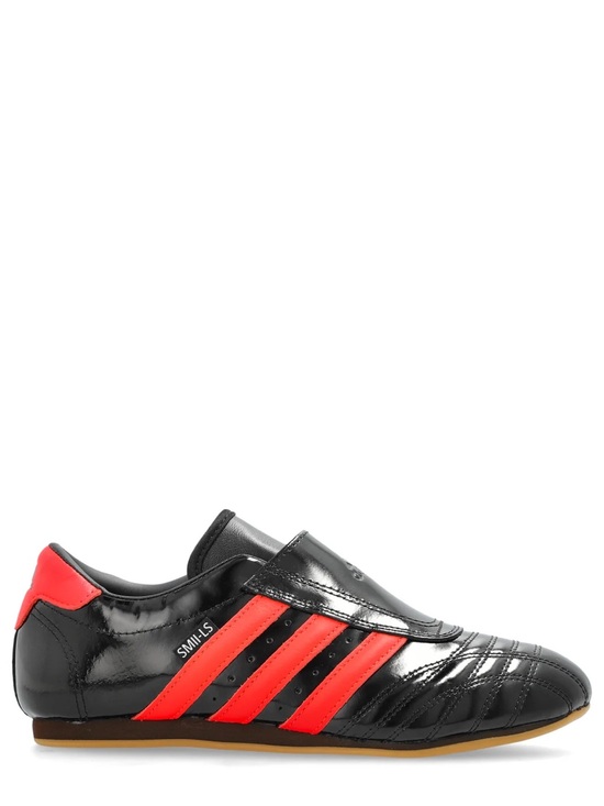 Women’s ADIDAS Originals Taekwondo Shiny Patent Black Red Sneakers